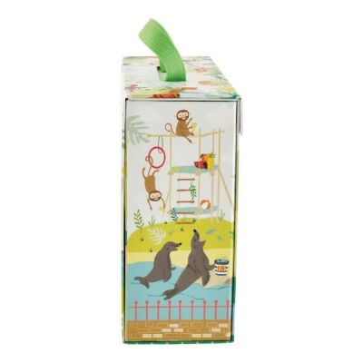 Floss & Rock Ahşap Figürlü Oyun Kutuları / Jungle - 4