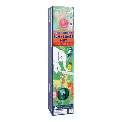 Floss & Rock Boyanabilir Oyun ve Aktivite Matı Jungle - 3