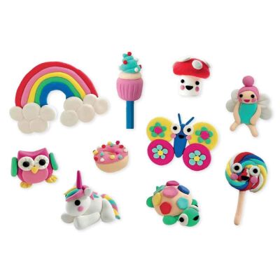 Floss & Rock Clay And Play Hava İle Kuruyan Kil Seti/ Rainbow Fairy - 3