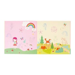 Floss & Rock Stamper Ahşap Baskı Seti Rainbow Fairy - 7