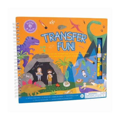 Floss & Rock Transfer Fun Aktivite Kitabı Dino Yeni - 1