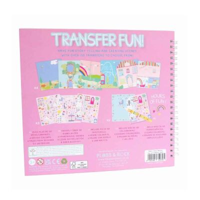 Floss & Rock Transfer Fun Aktivite Kitabı Rainbow Fairy Yeni - 4