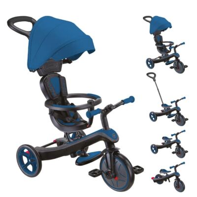 Globber Explorer 4 in1 Trike Bisiklet Kraliyet Mavisi - 1