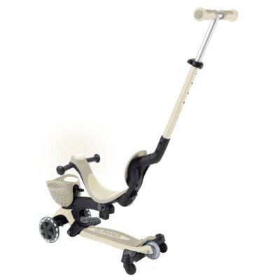 Globber Go Up Baby 360 Işıklı Scooter Koyu Bej - 3