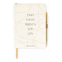 Gratitude Journal - Brings You Joy / Tükenmez Kalemli Defter 16,5X11,5 Cm - Designworks Ink
