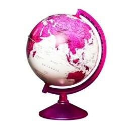 Gürbüz Dünya Küresi Magenta Işıklı 26 cm - Gürbüz