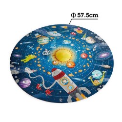 Hape Puzzle Güneş Sistemi Yuvarlak Yapboz - 4