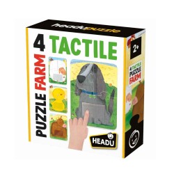 Headu 4 Tactile Puzzle Farm +2 Yaş - Headu
