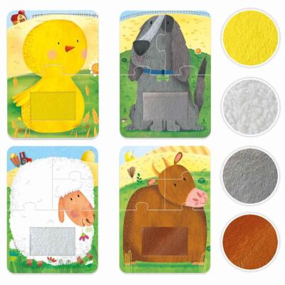 Headu 4 Tactile Puzzle Farm +2 Yaş - 2