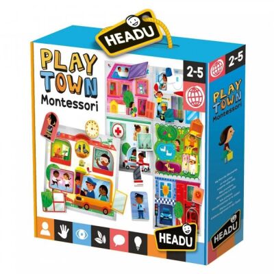 Headu Baby Play Town Oyun Montessori 2-5 Yaş - 2
