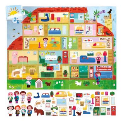 Headu Büyük Oyun Seti Puzzle The Doll House - 1