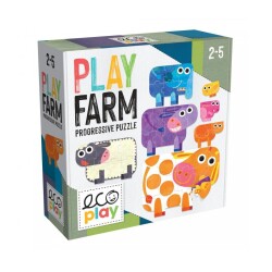 Headu Ecoplay Play Farm ilerleyen Puzzle 2-5 Yaş - Headu