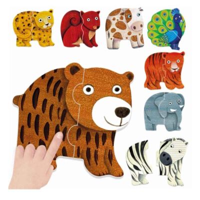 Headu First Animal Puzzle 2- 4 Yaş - 2
