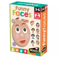 Headu Funny Faces Surat Yapma Duygu Tanıma Oyunu 3-6 Yaş - Headu