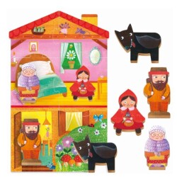 Headu Montessori First Puzzle Little Red Riding Hood - 2