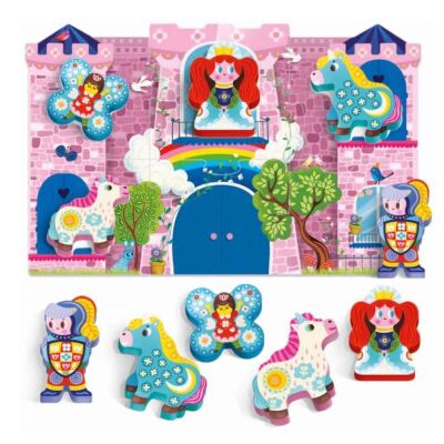 Headu Montessori First Puzzle The Unicorn Wood 2-5 Yaş - 2