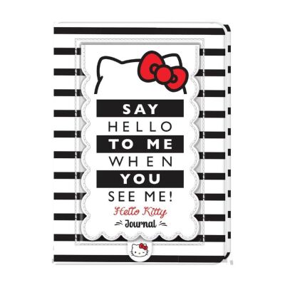 Hello Kitty Aynalı Sert Kapaklı Günlük A6 100 Gr 192 Sayfa Renkli 525-2084 - 1
