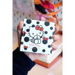Hello Kitty Puanlı Mini Kare Defter 9 x 9 Cm 192 Syf 100 Gr - 2