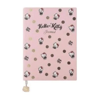 Hello Kitty Smyth Esnek Kapak Çizgili Defter 13 x 18 Cm 80 Gr Pembe - 1