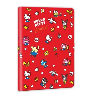 Hello Kitty Smyth Flexy Esnek Vegan Deri Kapaklı Defter 13x18 cm 80 gr 80 Yap. Çiz. - 1