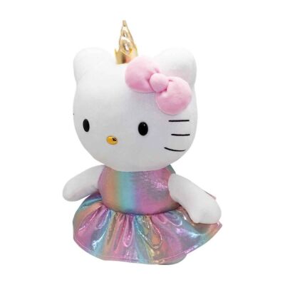 Hello Kitty Unicorn Kostümlü Peluş HKT17000 - 3