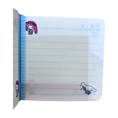 Hello Kitty ve Arkadaşları Mini Kare Defter 9 x 9 Cm 192 Syf 100 Gr - 2