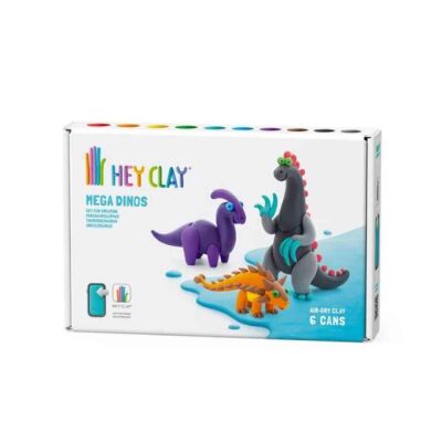 Hey Clay Yaratıcı Kil Seti - Ankylosaurus, Parasaurolophus, Therizinosaurus - 1