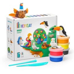 Hey Clay Yaratıcı Kil Seti - Birds - Hey Clay