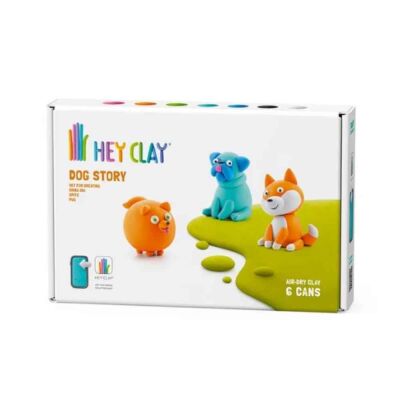 Hey Clay Yaratıcı Kil Seti - Spitz, Shiba Inu, Pug - 1