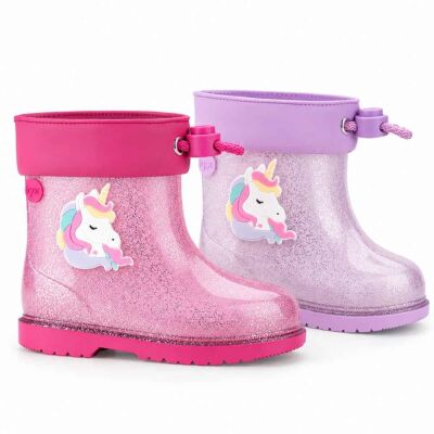 Igor Kız Çocuk Yağmur Botu Bimbi Unicornio Glitter W10339 - 1