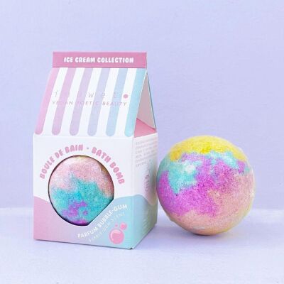 İnuwet Bath Bomb Ice Cream Bubble Gum Banyo Bombası - 2