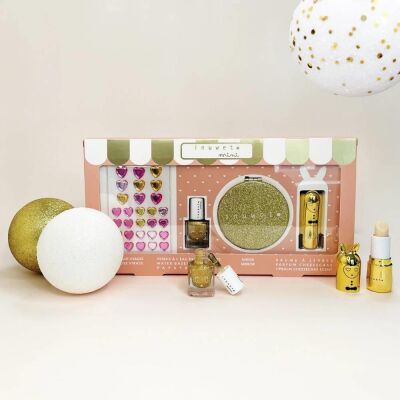 İnuwet Glitter Gold Kozmetik ve Cilt Bakım Hediye Seti - 3