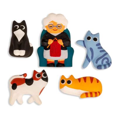 Kikkerland Cat Lady Magnet - 2