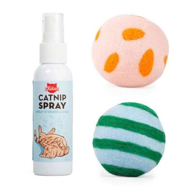 Kikkerland Pet Kediler İçin Kiko Sprey & Play Oyun Seti - 1