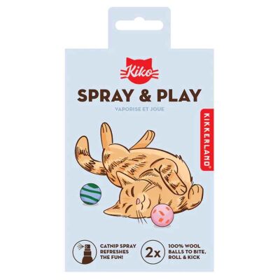 Kikkerland Pet Kediler İçin Kiko Sprey & Play Oyun Seti - 3