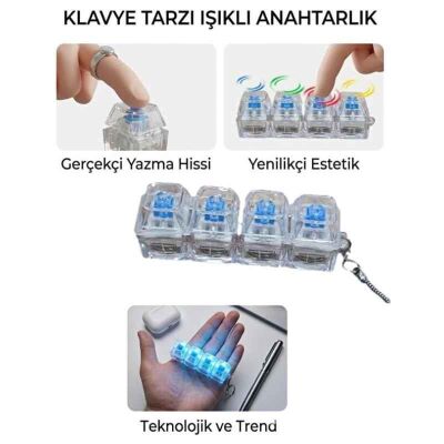 Klavye Tuşu Stres Anahtarlığı - 6