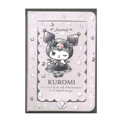 Kuromi Aynalı Sert Kapaklı Günlük A6 192 Sayfa 100 Gr Renkli 525-2088 - 1