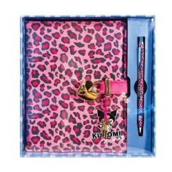 Kuromi Hush Hush Kilitli Defter Tükenmez Kalem Set 80 Gr 160 Yap Çiz 525-1967 - Victorias Journal