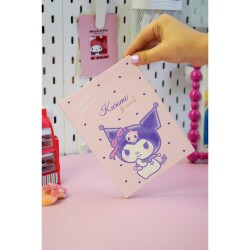 Kuromi Smyth Flexy Esnek Vegan Deri Kapaklı Defter 13x18 cm 80 gr 80 Yap. Çiz. - Victorias Journal