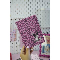 Kuromi Smyth Flexy Esnek Vegan Deri Kapaklı Defter 13x18 cm 80 gr 80 Yap. Çiz. - Victorias Journal