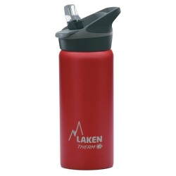 Laken Çelik 18/8 Jannu Termos Şişe 0.50L - Kırmızı - Laken