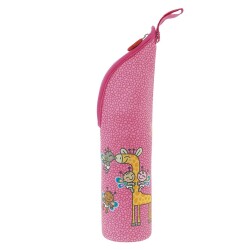 Laken Çelik 18/8 Katuki Termos+Neopren Kılıflı 0.5L - Jirafa Pink - 1