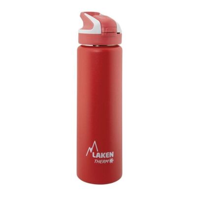 Laken Pipetli Çelik Termos Summit 0,75L Kırmızı - 1