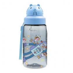 Laken Tritan Pipetli Suluk Oby 0,45L Space Robot - Laken