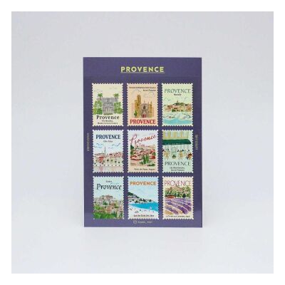 L'après-midi Postage Stamp Sticker - Posta Pulu Sticker Provence 1 9'lu Paket - 1