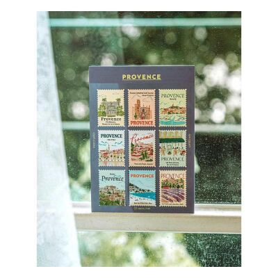 L'après-midi Postage Stamp Sticker - Posta Pulu Sticker Provence 1 9'lu Paket - 2