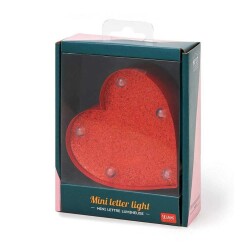 Legami Mini Dekoratif Işıklı Simli Kalp - Legami