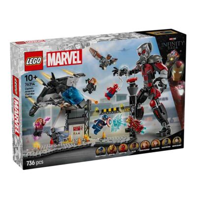 Lego Marvel Kaptan Amerika Kahramanların Savaşı 76314 - 1