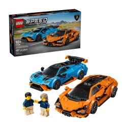 LEGO Speed Champions Lamborghini Revuelto ve Huracán STO 77238 - 2