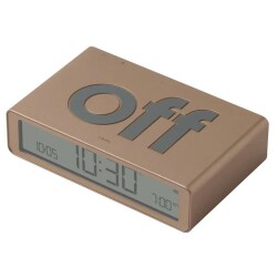 Lexon Flip Klasik Şarj Edilebilir Alarm Saat Dore - 3
